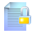 locked, security, document, Lock, paper, File LightSteelBlue icon