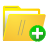 Folder, Add, plus SandyBrown icon