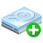 Disk, save, disc, space, plus, Add Icon