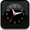 alarm clock, time, Clock, history, Alarm Black icon