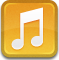 music Goldenrod icon