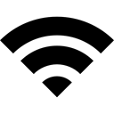 technology, Wireless Internet, Connection, Wireless Connectivity, signal Black icon