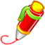 write, pencil, Edit, Pen, paint, Draw, writing Red icon