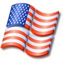 usa, flag, xp Black icon