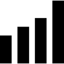 technology, Connection, signal, Wireless Internet, statistics, Wireless Connectivity, Stats Black icon