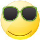 sun, Glasses DarkSlateGray icon