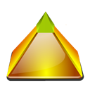 pyramid Black icon