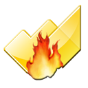 hot, Folder Black icon