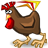 Rooster SaddleBrown icon