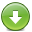 Descend, download, Down, descending, knob, fall, Decrease YellowGreen icon