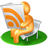 Orange, subscribe, feed, reader, Rss ForestGreen icon