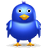 Sn, bird, social network, twitter, Animal, Social RoyalBlue icon
