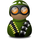 uniform, vision, Delta, night, green Black icon