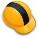 hat, helmet Orange icon