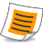 File, document, Text Orange icon