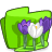 spring, Folder LawnGreen icon