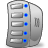 File, Server, document, paper DarkGray icon