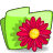 plant, Folder, red, Flower Icon