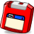 Zip, red Red icon