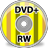 Rw, disc, Dvd Yellow icon
