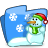 winter, Folder DodgerBlue icon