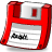 Floppy, red, save Icon