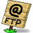 Ftp Black icon