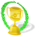 trophy Black icon