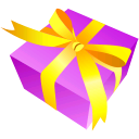 gift, present Black icon