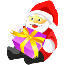 present, gift Black icon