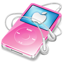 video, ipod, pink, Apple Black icon