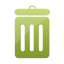Trash, recycle bin DarkKhaki icon