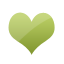 Heart, love, valentine DarkKhaki icon