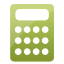 Calc, calculator, calculation Icon