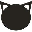 head, mammal, Cats, Animals, pet, Animal Black icon