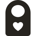 Protection, clothing, fashion, Heart, Baby Clothes Black icon