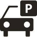 Car, Automobile, transport, vehicle Black icon