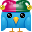 Fool, tweetle DodgerBlue icon