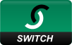 switch, curved Teal icon