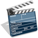 video, movie, scene, film SlateGray icon