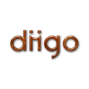 Logo, Diigo Black icon