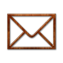 envelope, wood, mail, Email, Message, Letter, envelop Black icon