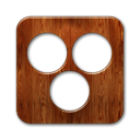 simpy, square, Logo SaddleBrown icon