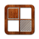 Delicious, square, Logo Black icon