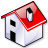 Building, homepage, Home, house Black icon