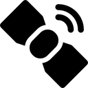 Connections, technology, Connection, space, Communication Black icon