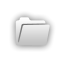 Folder, White Black icon