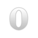 Opera, Browser Black icon