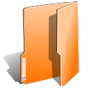 Orange, Folder DarkOrange icon