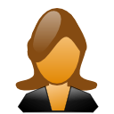 people, profile, member, Account, Human, woman, user, Female, person SaddleBrown icon